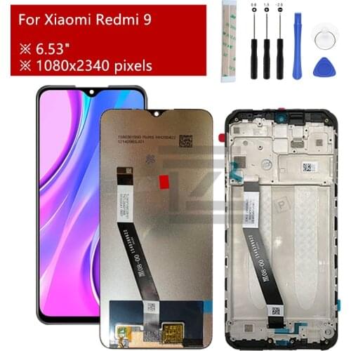 For Samsung Galaxy A217 LCD Display Touch Screen Digitizer Assembly with Frame for Samsung a21s display replacement Repair Spare