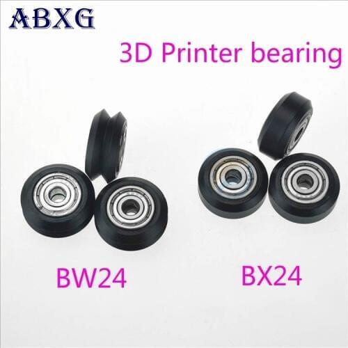 ABXG 5mm 625zz 625z 625 V Type W Groove V Groove Passive Wheel Openbuilds 3D Printer Parts Pulley bearing 20 Profile Orbit