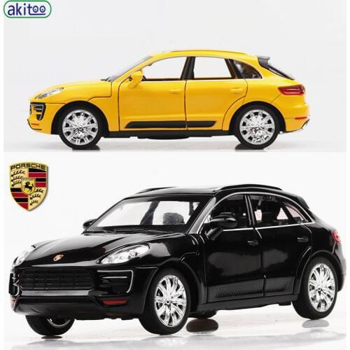 Akitoo 1:32 Tianying car model Cayenne macan car model simulation toy car children boy toy pull back car #2429