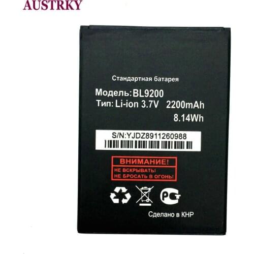New BL9200 Battery For FLY FS504 Cirrus 2 BL 9200 Phone 2200mAh Baterij Batterie Batteries + Tracking Code