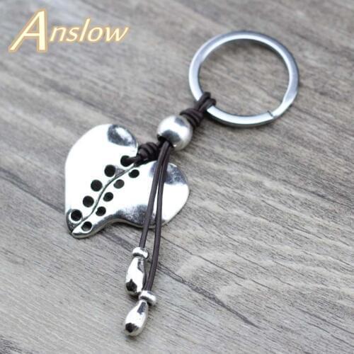 Anslow Brand Design Heart Keychain Key Chain Charms for Keys Car Keys Accessories Keychain on a Bag For Mens Gift LOW0002KY