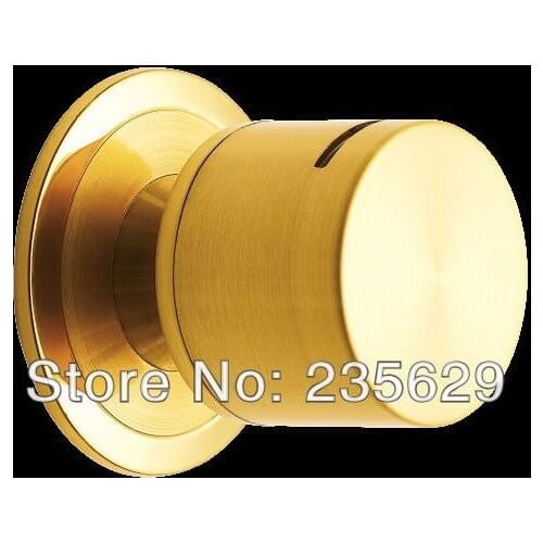 Free Shipping, Satin Gold cylinderical lock,Round Lock, Cylindrical Knobsets, ball lock, Apartment DoorCylindrical Knob