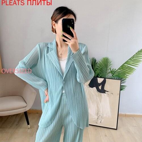 Женские осенние брючные костюмы BLUE FOLD China At AliExpress