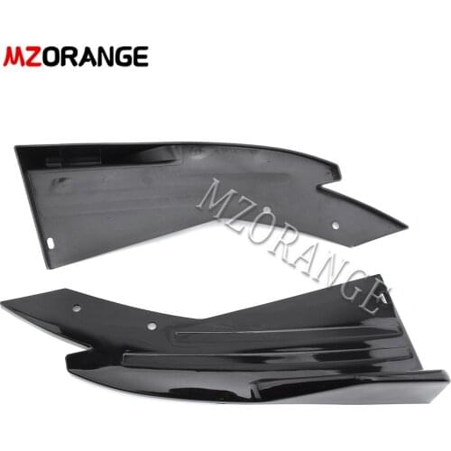 For VW For Golf MK6 MK7 For Audi For BMW For Benz All Cars Anti-Scratch 2x Car Rear Bumper Lip Splitter Diffuser Lip Wrap Angle