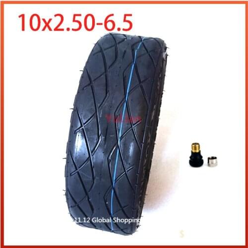 Electric Scooter 10X2.50-6.5 Vacuum Tire Folding Mini Electric Scooter Thickened Explosion-proof Tubeless Tires