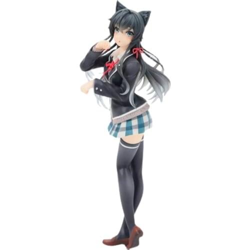 2021 Japanese original anime figure My Teen Romantic Comedy SNAFU Yukinoshita Yukino cat ear ver action figure