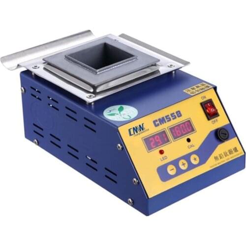 CM-558 Digital display 300w melt tin 1.4KG temperature adjustable Melting tin furnace Lead-free solder pot square tin stove