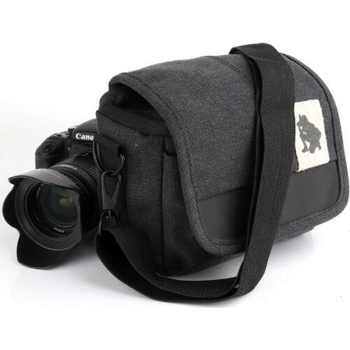 Canvas DSLR Camera Bag Fotografia Case For Canon Nikon Camera Sony alpha Shouder Bag Fujifilm Olympus Photo Lens Case