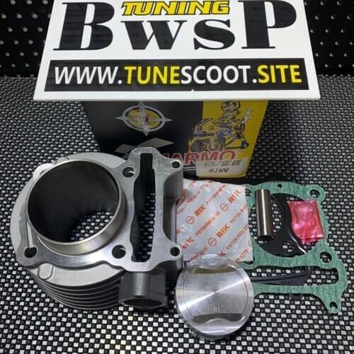 Cylinder Kit 61mm GR125 KMCO125 180cc MTRT Big Bore Piston Racing Set Tuning Engine Parts BWSP Perfomance Upgrade