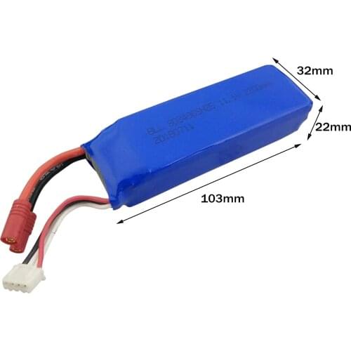 11.1V 2200mah Lithium Batteries for UDI005 Racing Ship Boat DIY Accessories