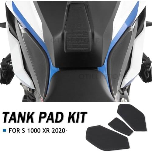Motorcycle Stickers Decals Fuel Oil Tank Protector Pads Kit Black Decoration Accessories For BMW S1000XR S 1000 XR 2020