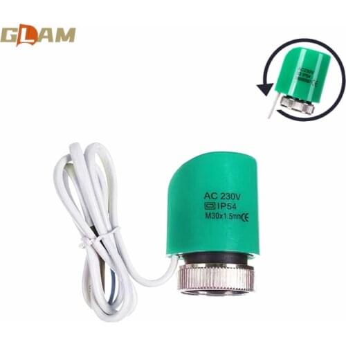 2021 New 230V Electric Thermal Actuator Radiator for Manifold Underfloor Heating NC Valve