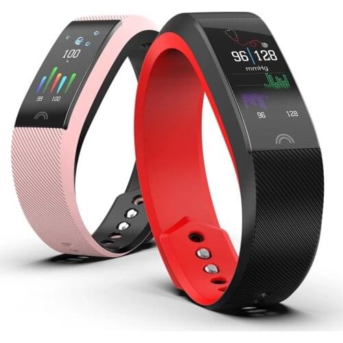 New F6 Color Screen Smart Bracelet, Heart Rate and Blood Pressure Monitoring Multi-sports Mode IP68 Waterproof Bracelet