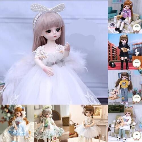 Jinxin Princess Bjd Doll Cloth Doris Beauty Dress Bjd Dolls Suit For 30cm BJD Doll Suit Best Gifts For Girl Beauty Toy Dress