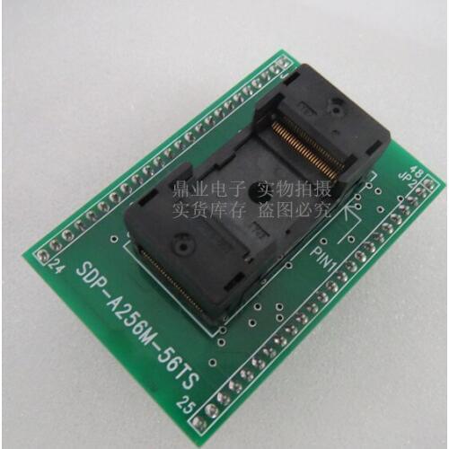 Opentop TSOP56-DIP48 SDP-A256M-56TS FLASH IC Burning seat Adapter testing seat Test Socket test bench in the stock