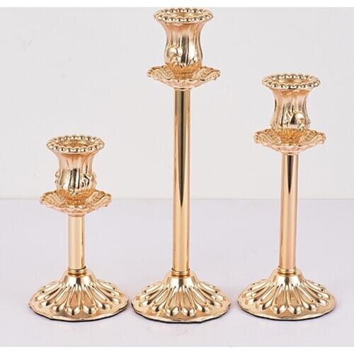 Candlestick Holders Taper Candle Holders Gold Candles Stand Table Decoration