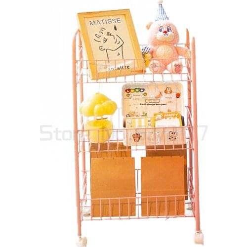 Bedside shelf floor to floor bedroom trolley bookshelf dormitory rental house good artifact room snack storage rack