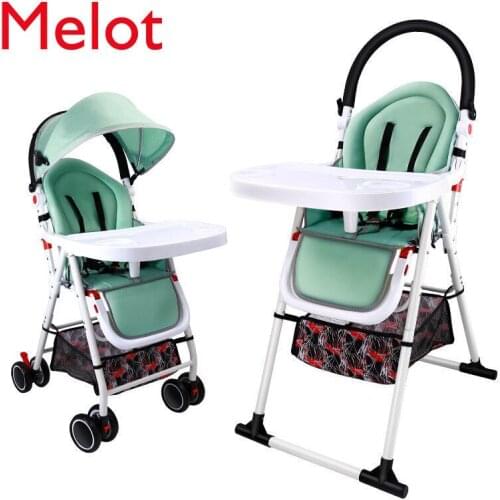 Foldable Multifunctional Baby Dining Chair Portable Dining Chair for Sitting and Lying outside