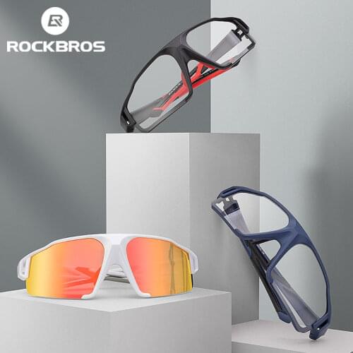 ROCKBROS Cycling Sunglasses Polarized Photochromic Sports Glasses MTB Bicycle Eyewear Mens Womens gafas ciclismo Bike Goggles