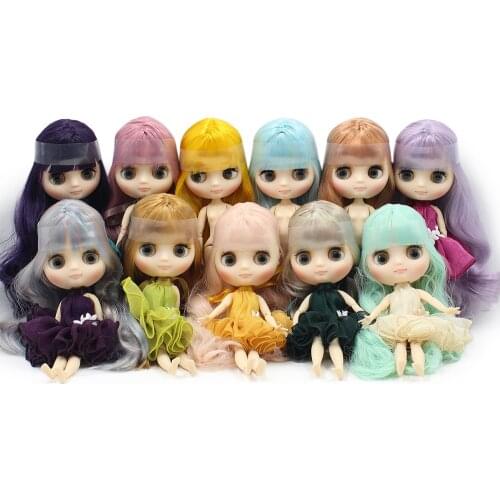 ICY DBS Blyth middie doll Glossy and matte face Suitable For DIY Change 20cm joint body 1/8 bjd girl toys