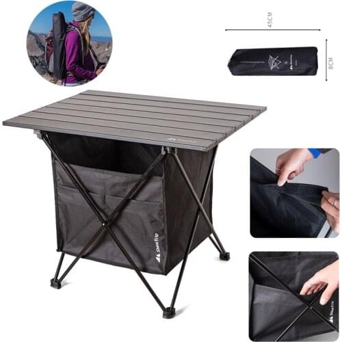 Outdoor Camping Table Portable Foldable Desk Fishing Hiking Climbing Picnic Anti Slip Ultralight Aluminium Folding Tables