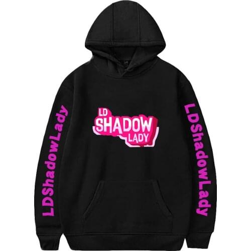 WAWNI LDShadowLady Hoodies Casual Pullover Harajuku Clothes Fashion Sweatshirt Men Womens Hoody Wtreetwear Tops Loose Hoodie