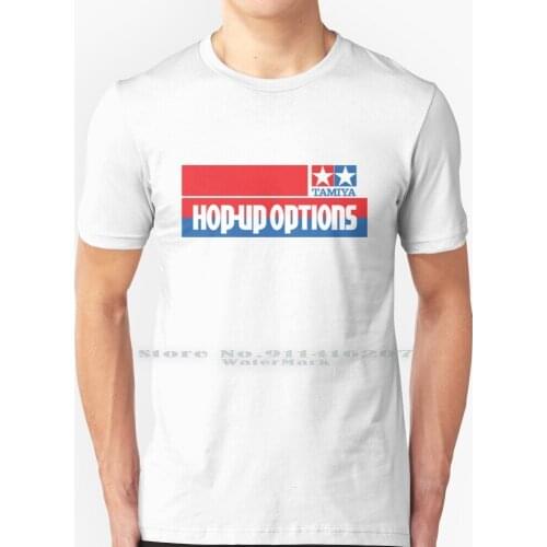 Tamiya Hop - Up Options Full Logo T Shirt 100% Pure Cotton Tamiya Vintage Rc Hop Up Options