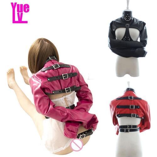 YUELV 3 Colors Sexy Leather Body Harness Bondage Women Open Breast Fetish Cosplay Erotic Wear Products Adult Sex Toy For Couples