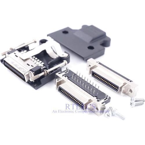 1 Piece Servo Driver SCSI Connector MDR 36 Pin Cross 3M 10336 Receptacle 10236 Panel Mount 3344-38 Choose to order