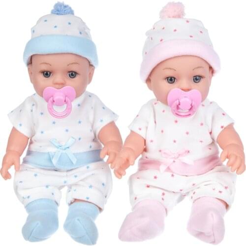 30cm Reborn Babies Mini Dolls Kids Toy Girl Christmas Gift Birthday Gift