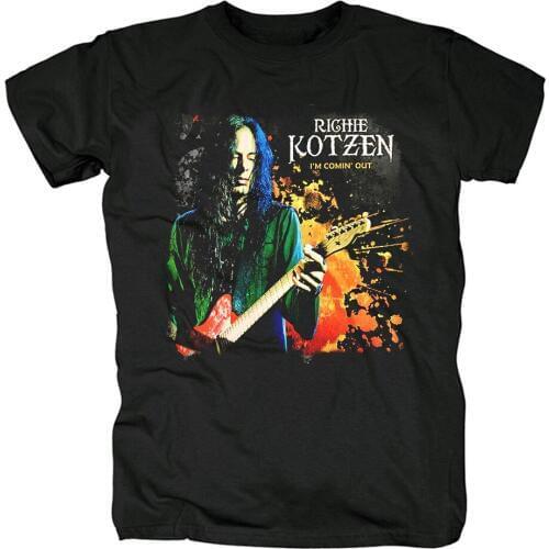 5 designs Guitarist Richie Kotzen Singer Rocker men women shirt 3D heavy Metal Punk fitness camiseta skateboard black white tee