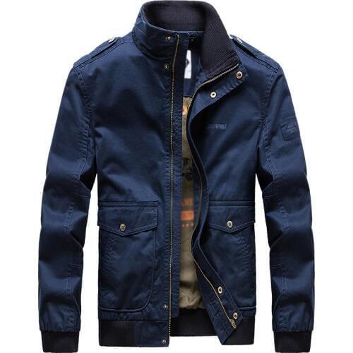 Free shipping 2018 New arrival Autumn Fashion Men jacket coat stand collar veste Manteau roupas masculinas blouse tops outfit