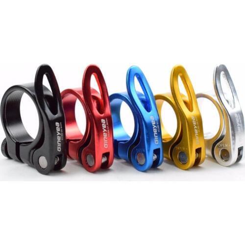 28.6/30.2/31.8/34.9mm Alloy Bike Seat Clamp Aluminium Quick Release Mountain MTB BMX Road Bike bicycle Seatpost Clamp