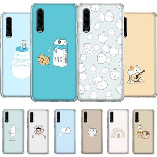 Funny Cartoon Cute Lovely Cover Phone Case For Huawei P40 P30 P20 P10 Mate 30 20 10 Pro Lite P Smart Z 2019 Plus Art Cover Soft