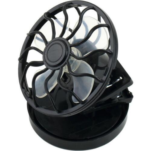 Electric Sun energy Panel Cooling Fan clip fan energy saving Clip-on Solar Mini Micro Cell Sun fan Power For Gaming Camping