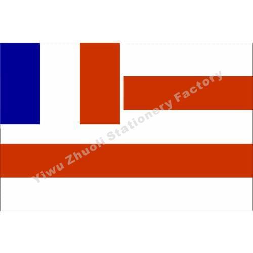 France Drapeau de Raiatea 1880 Flag 150X90cm (3x5FT) 120g 100D Polyester Double Stitched High Quality Banner Free Shipping