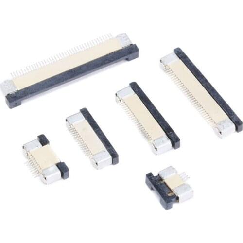 10pcs FFC/FPC connector 0.5MM pitch, 4/6/8/10/18-60P flat cable connector