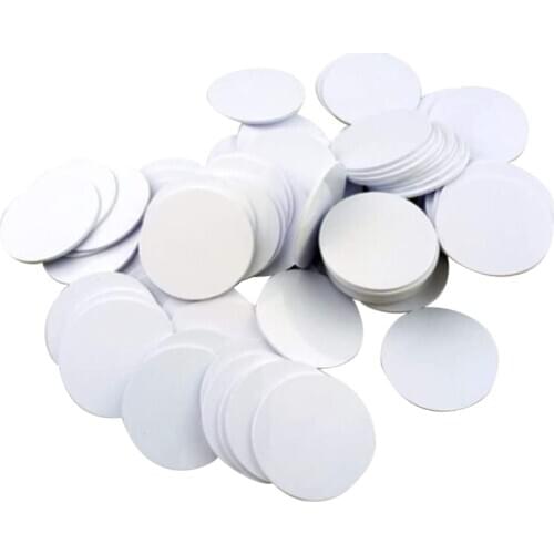 For Ntag215 NFC Tags,Blank PVC Coin NFC Cards Compatible with All NFC Enabled Mobile Phones & Devices-(30PCS)