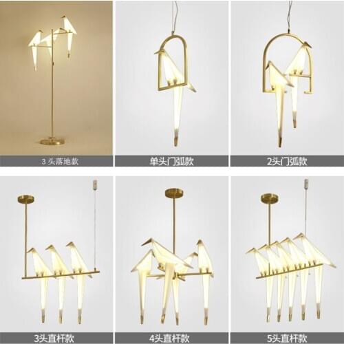 Nordic industrial lamp crystal bedroom living room LED pendant lights deco maison deco chambre lustre pendente