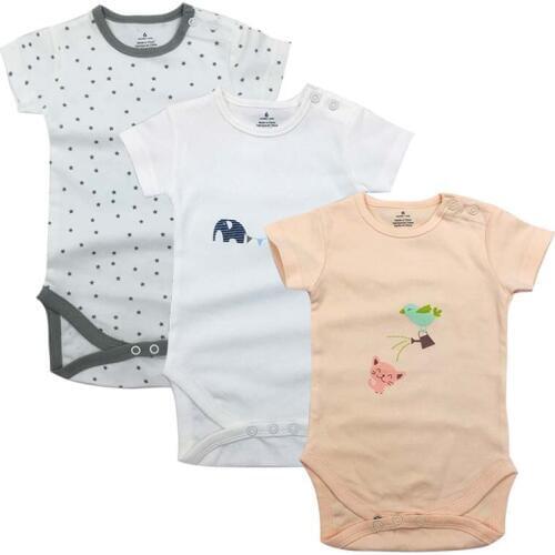 New Baby Clothing Newborn Baby Boy Girl Romper Baby Clothess short Sleeve Infant Product Babys sets 3 Piece/lot