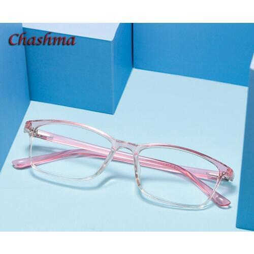 Transparent Clear TR90 Frame Optical Eyewear Men Prescription Glasses Women Light Weight Spectacles for Teens