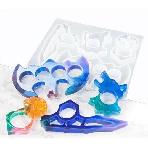 Silicone Crafts Mold Making Key Chain Keychain Mold DIY Bijo