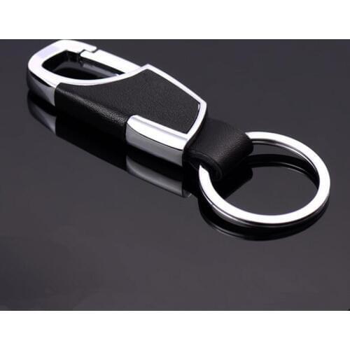 Car styling Metal Head layer cowhide key Chain case For Citroen Picasso C1 C2 C3 C4 C4L C5 DS3 DS4 DS5 DS6 Elysee C-Quatre