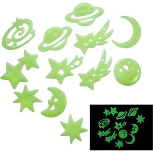 Cosmos Stars Glow in the Dark Luminous Fluorescent Plastic Wall Stickers