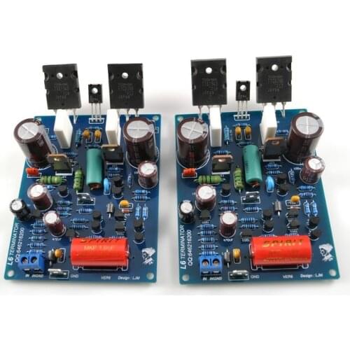 1Pair 1943 5200 L6 Dual Channel 2.0 Finished Audio AMP Power Amplifier Board 100W *2