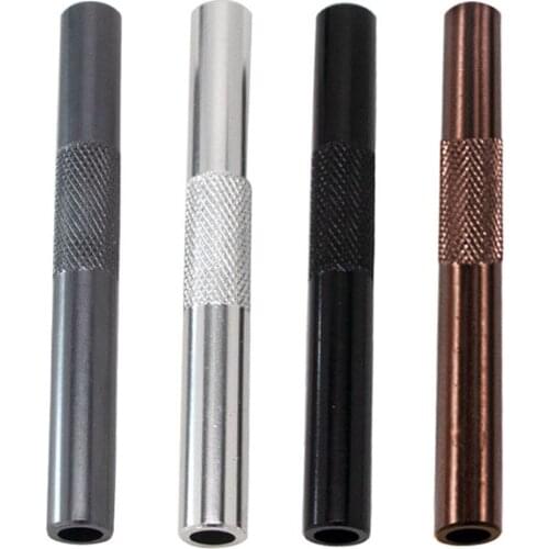 1 Pieces Sniffer Aluminum Pen Style Snuff Snorter Dispenser Metal Sunff Snorter Hose Tube
