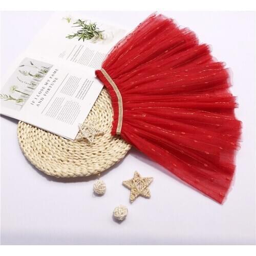 2021 Ins Girls Mesh Skirts New Fashion Skirts 2-8years Girls Skirts Lace Skirts Tutu Skirts
