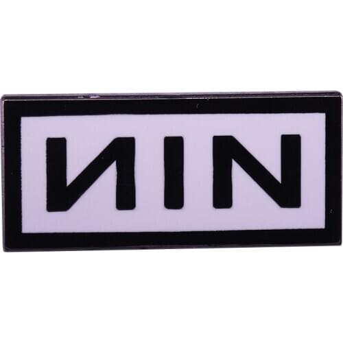 Nine Inch Nails pin industrial rock band fans jewelry