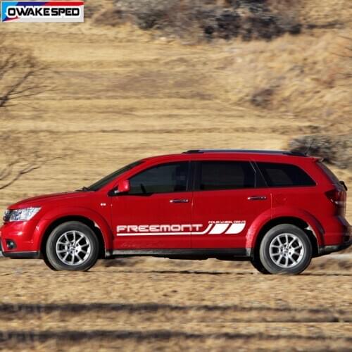 Both Side Car Door Skirt Sticker For-Fiat Freemont OFF RAOD Styling Auto Body Decor Vinyl Decals Exterior Accessories