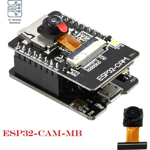 ESP32-CAM-MB WIFI Bluetooth Development Board OV2640 Camera Module ESP32 MICRO USB Interface USB to Serial Port CH340G
